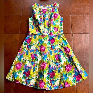 R&K Originals Floral Dress (Size 6)